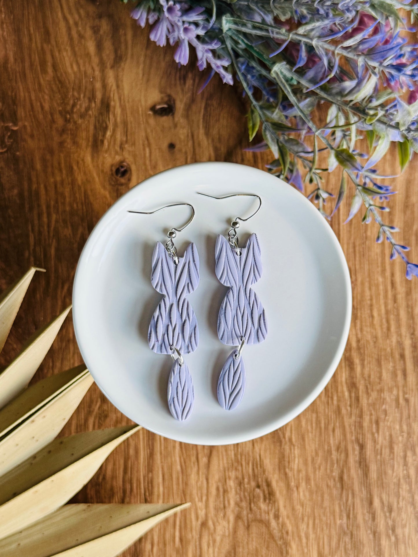 Soft & Spooky - Knitty Kitties Earrings