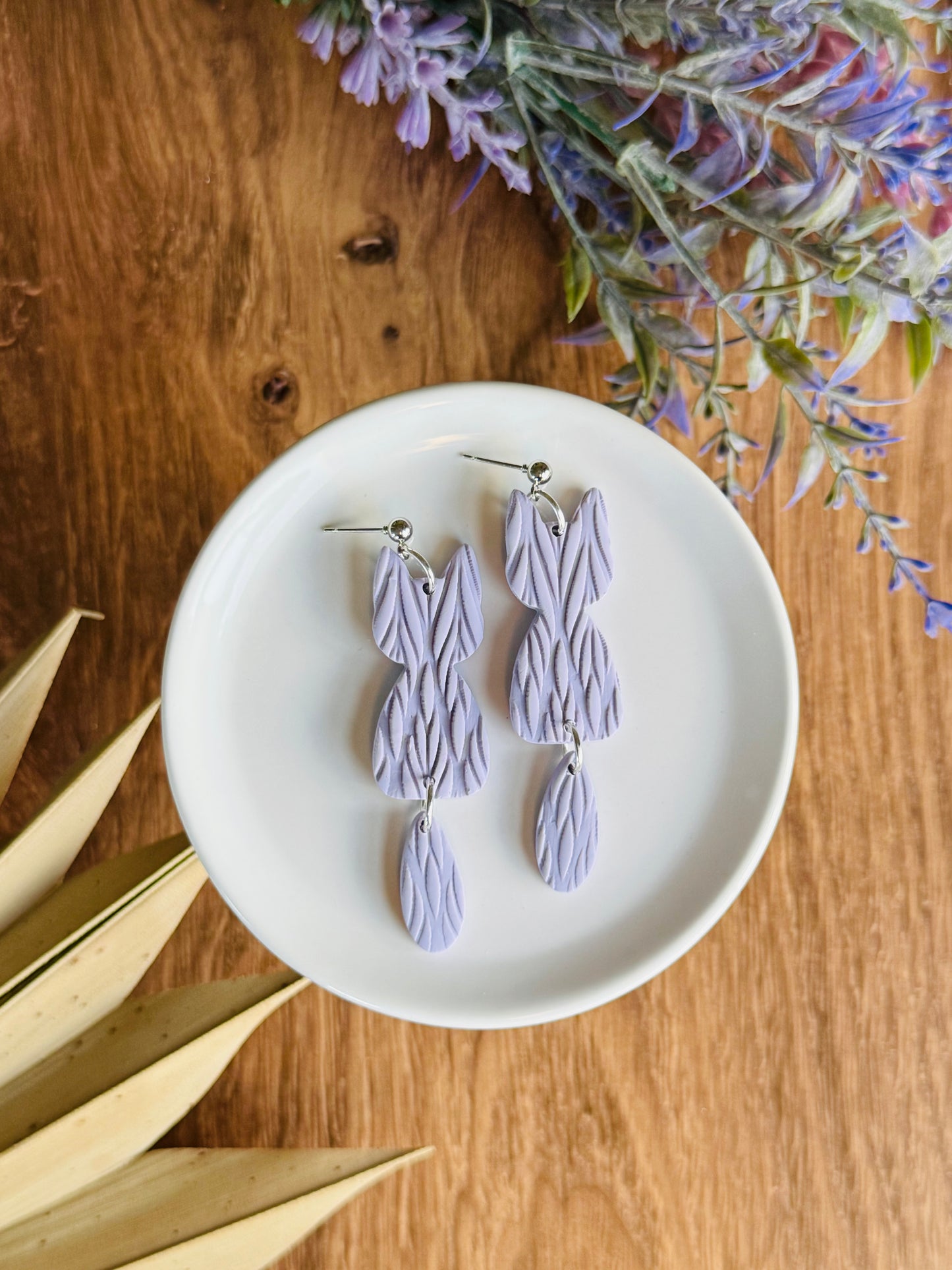 Soft & Spooky - Knitty Kitties Earrings
