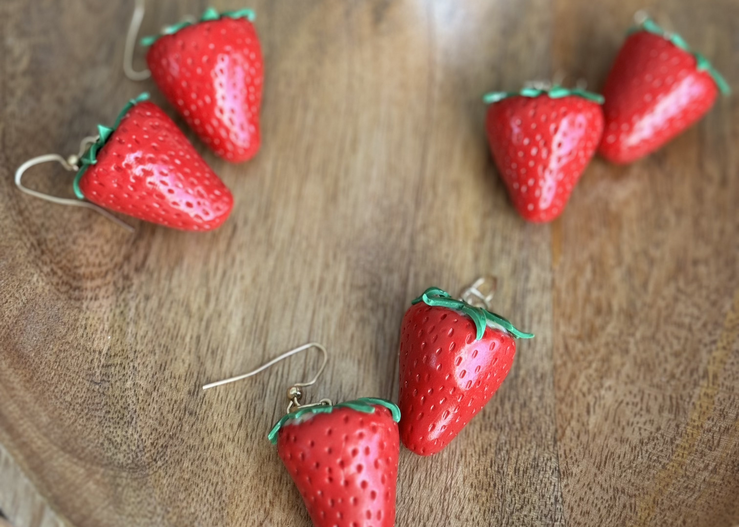 Valentines - Strawberry Earring