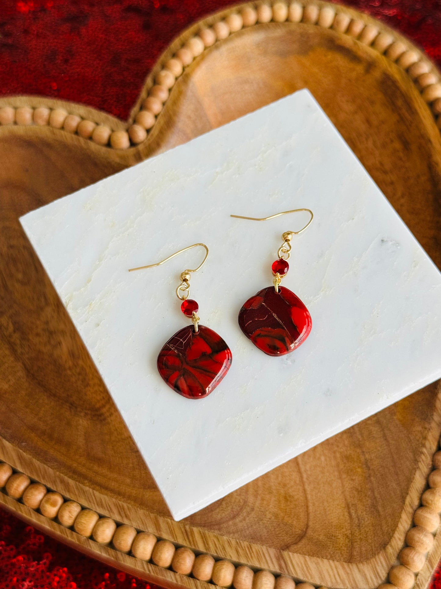 Red Jasper - Pebble and Round Red Gem