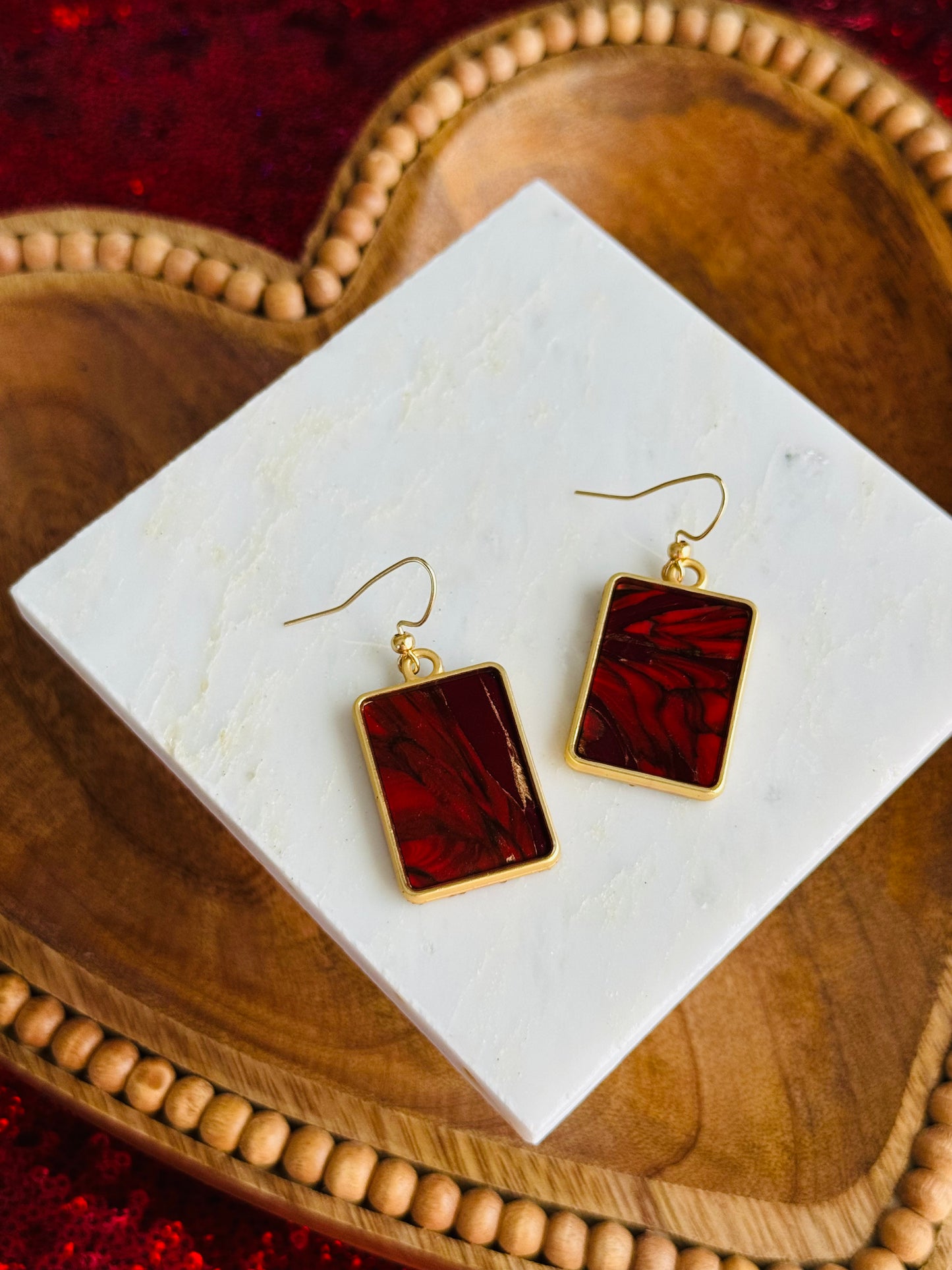 Red Jasper - Bezeled Rectangle