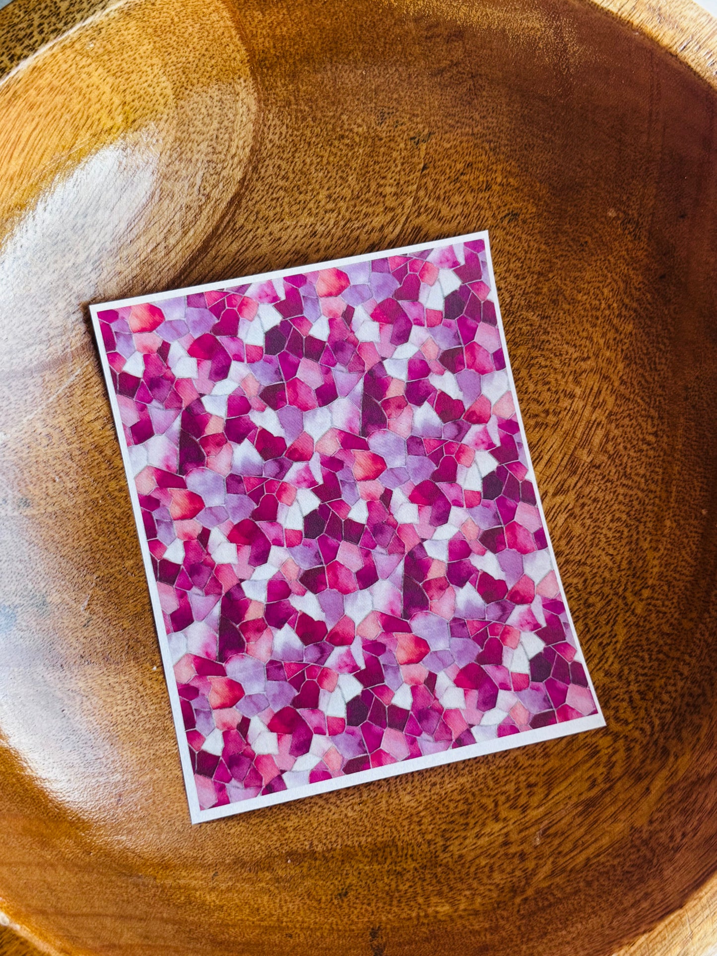 Fuchsia Stained Glass Lg Transfer Paper
