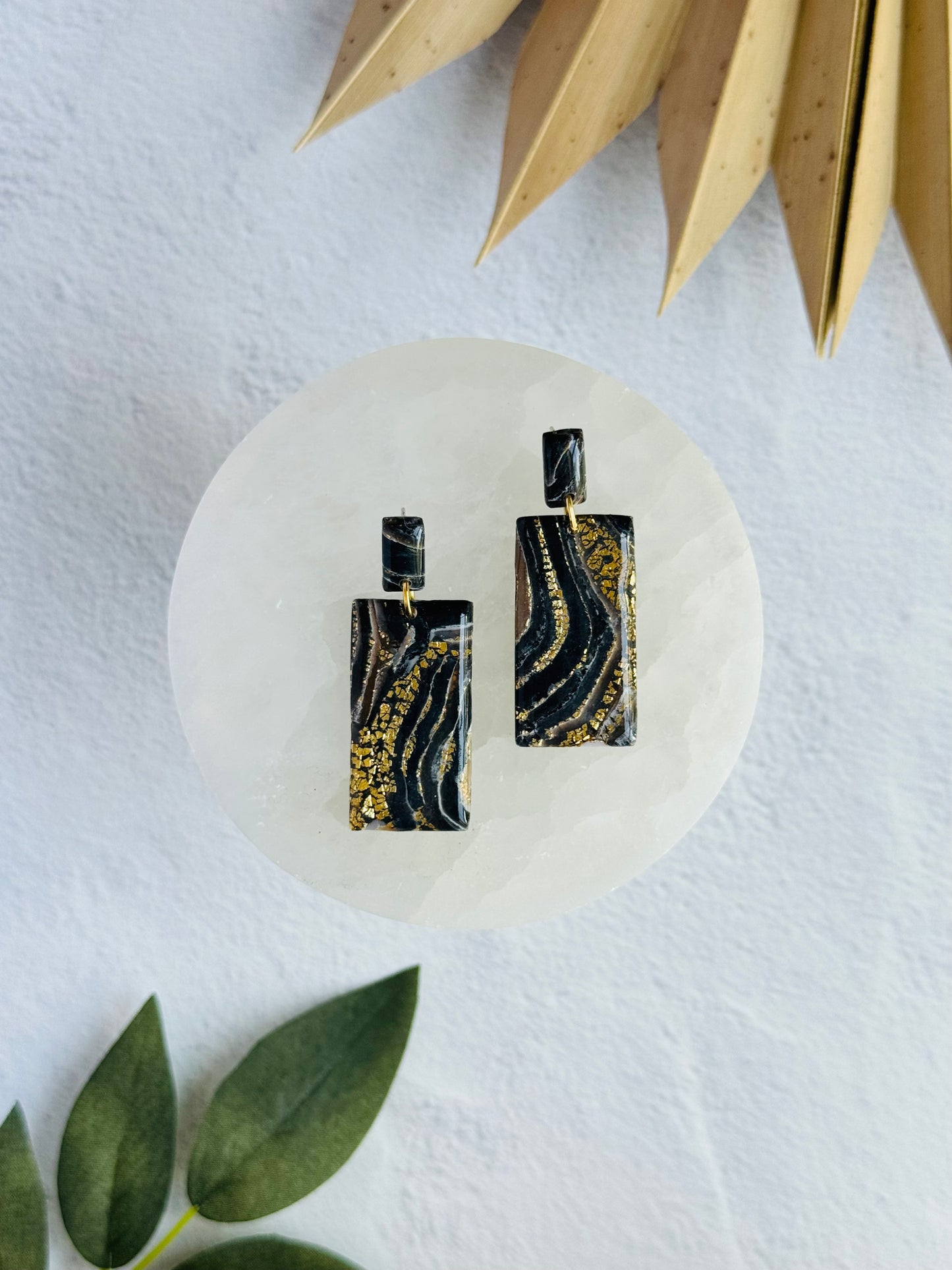 Black Agate Summer - Large Rectangle Duo
