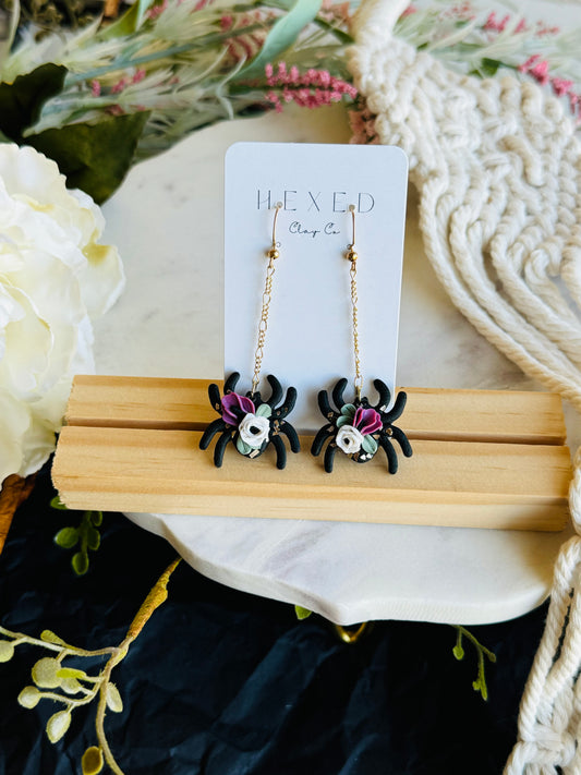 Spoopy Spider Earrings