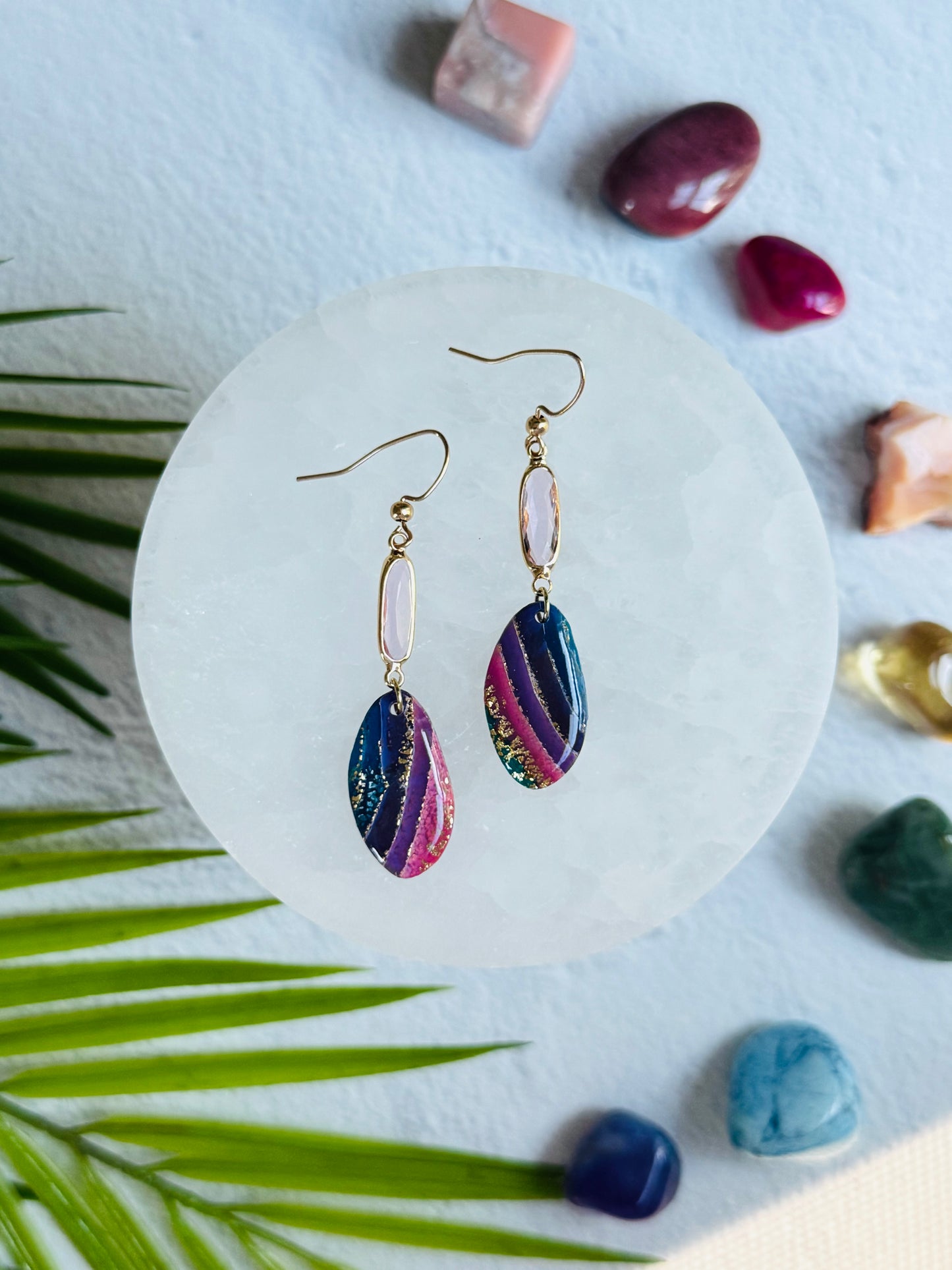 Rainbow Agate - Oblong Pebble & Gem