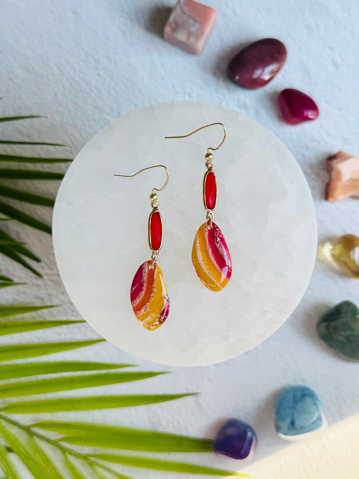 Rainbow Agate - Oblong Pebble & Gem