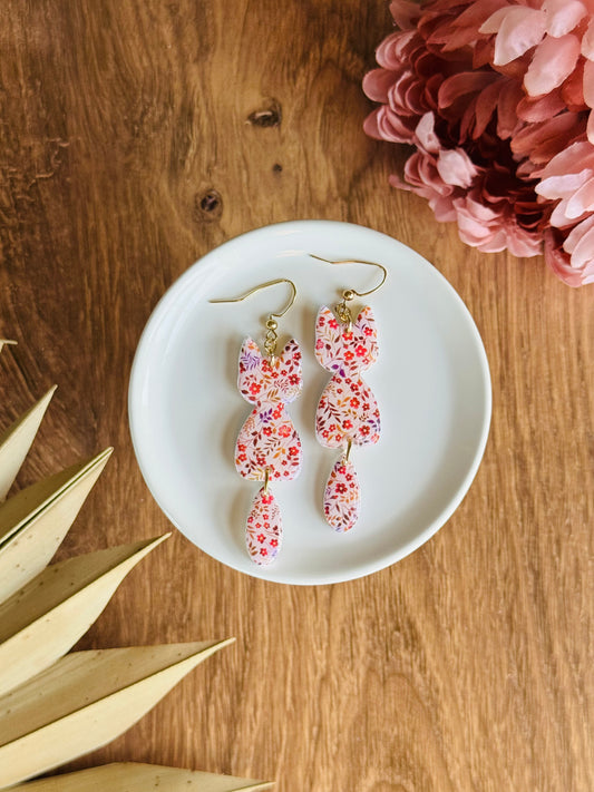 Soft & Spooky - Red Floral Kitties
