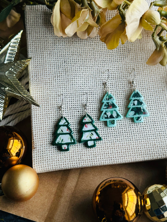 Holiday - Patterned Inlay Tree
