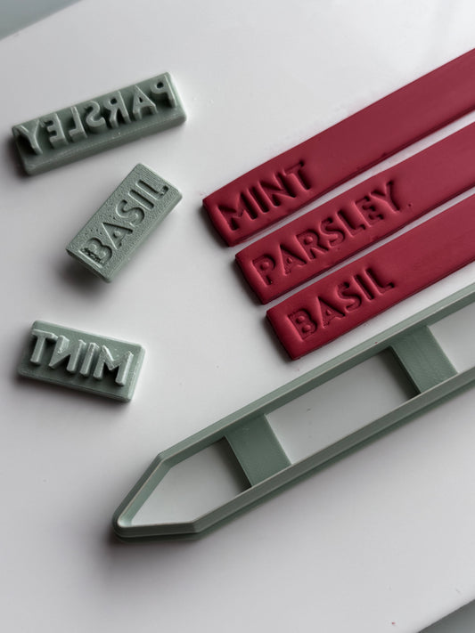 Herb Lettering Stamps