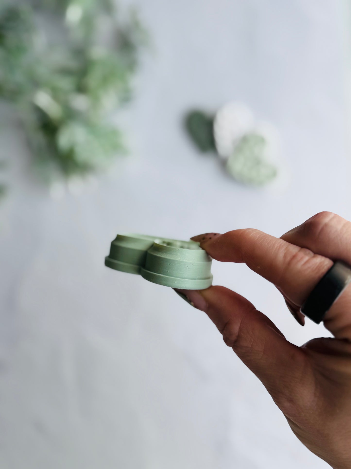 Heart with Leaves Imprint Cutter