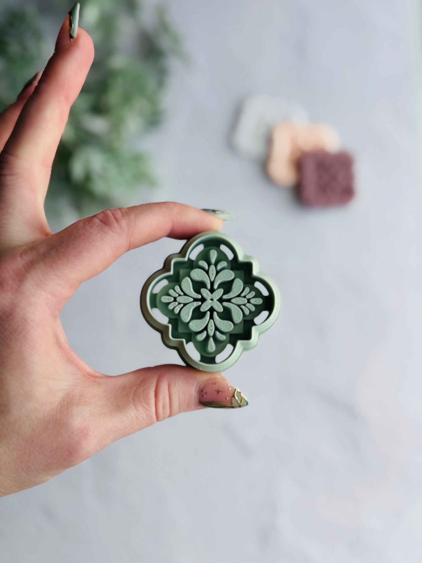 Folk Art Quatrefoil Imprint Cutter