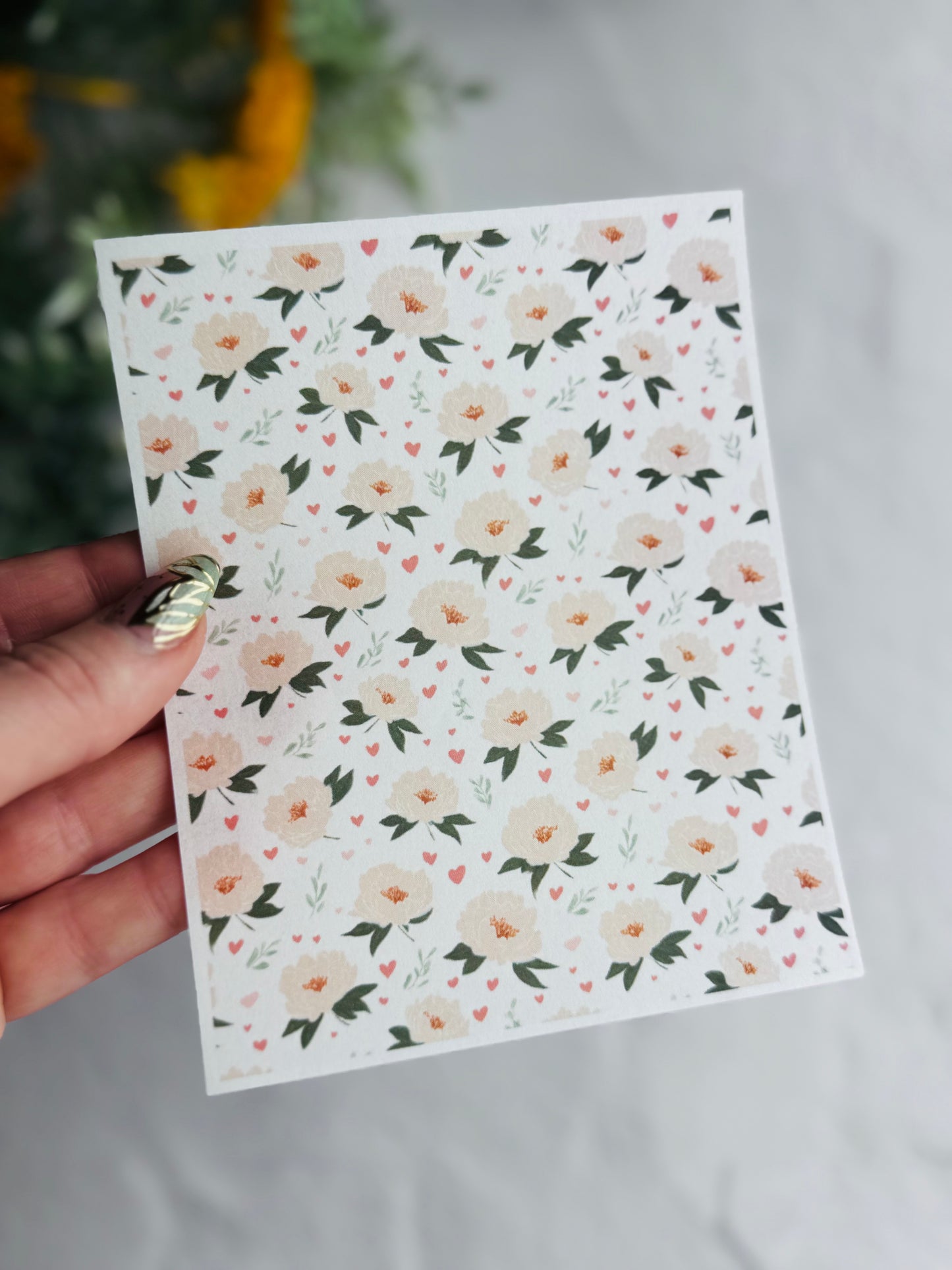 Peony Love Transfer Paper