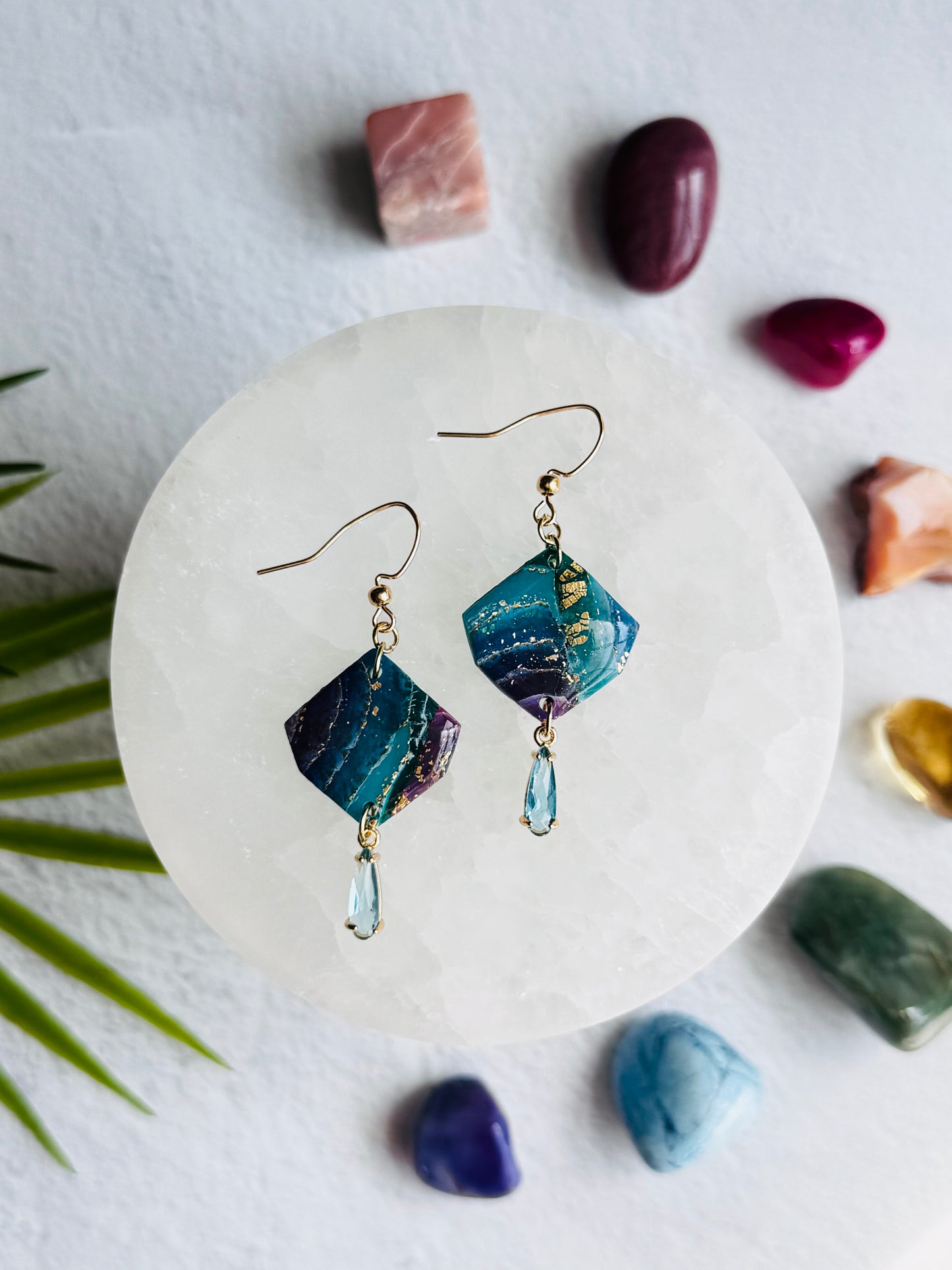 Rainbow Agate - Gemstone Cut Pebble & Gem Drop