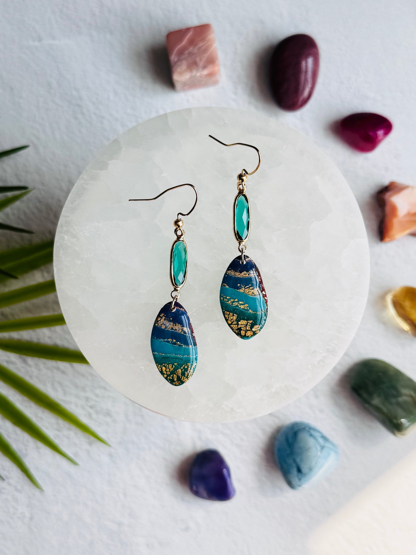 Rainbow Agate - Oblong Pebble & Gem