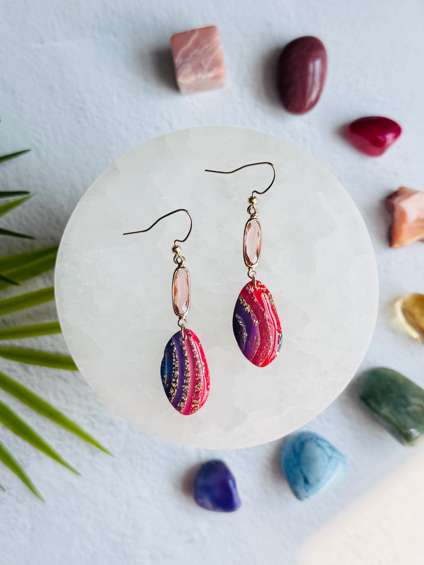 Rainbow Agate - Oblong Pebble & Gem