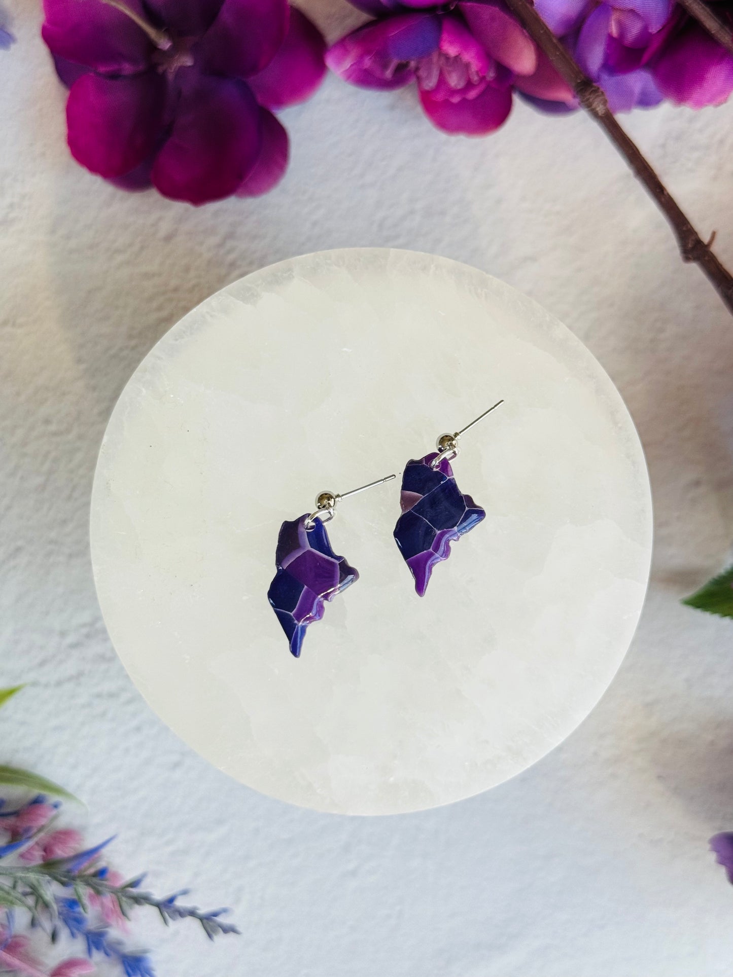 Purple "Stained Glass - Mini Maines