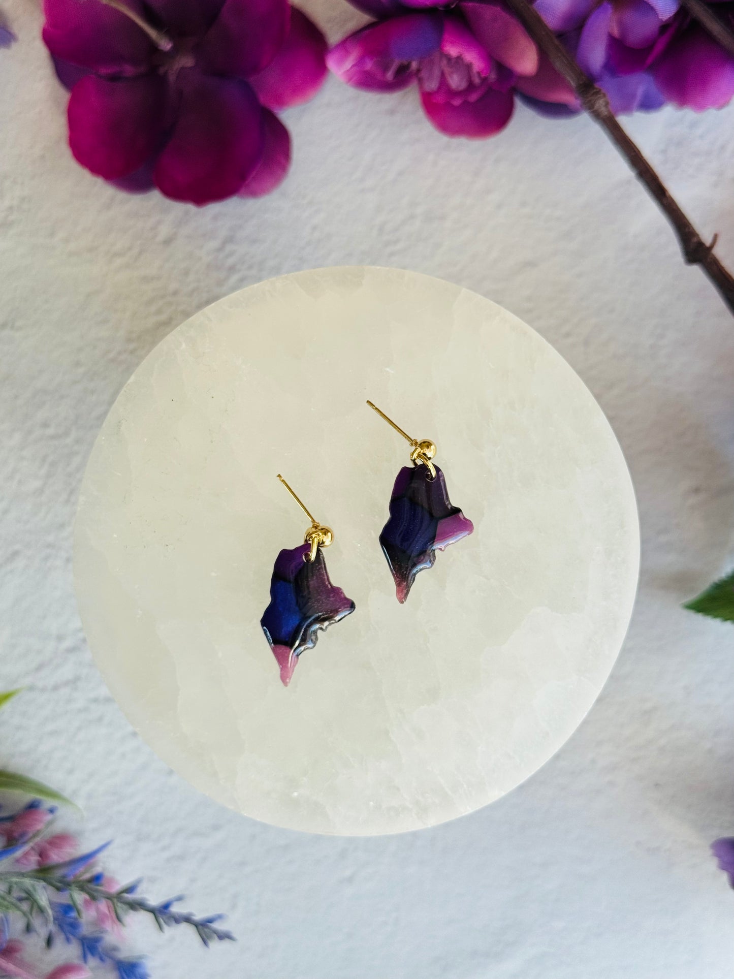 Purple "Stained Glass - Mini Maines