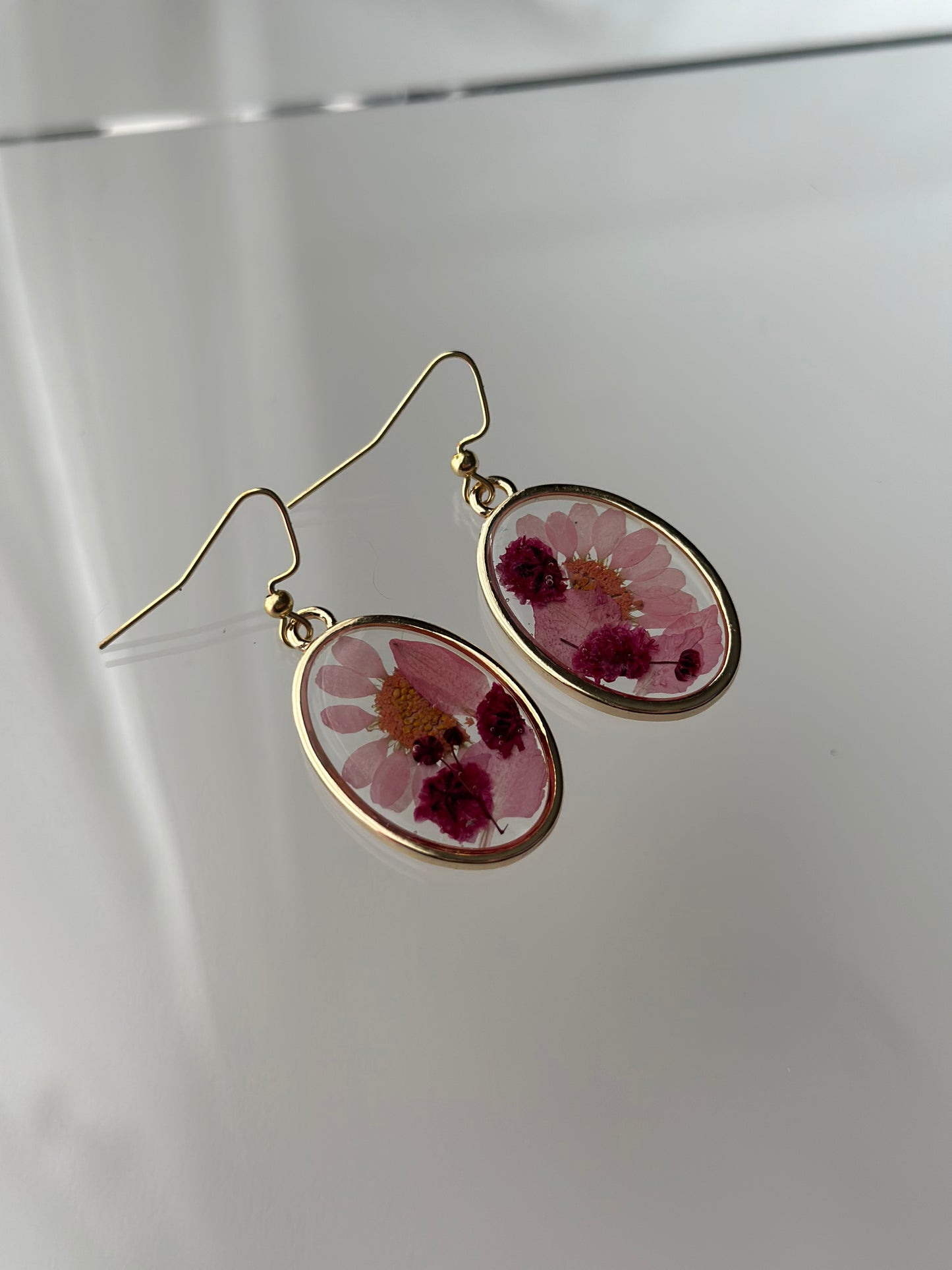 Pressed Flowers in Resin