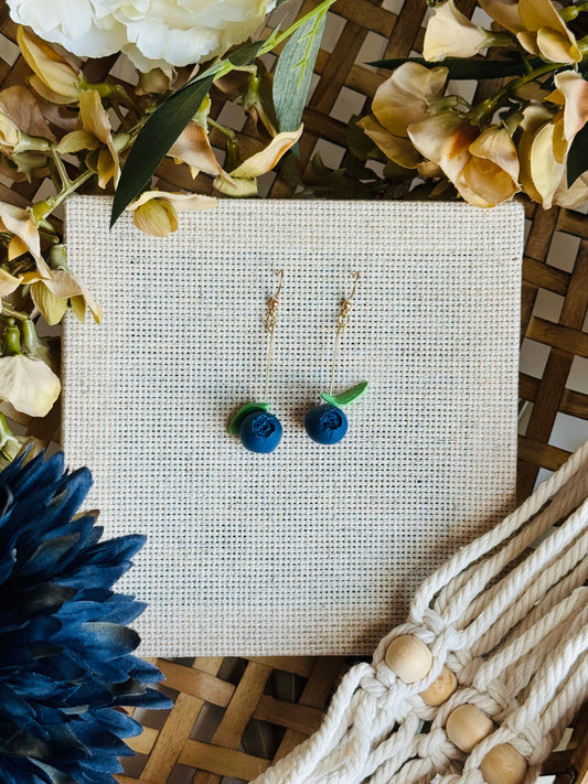 Maine Blueberry - Blueberry Earrings