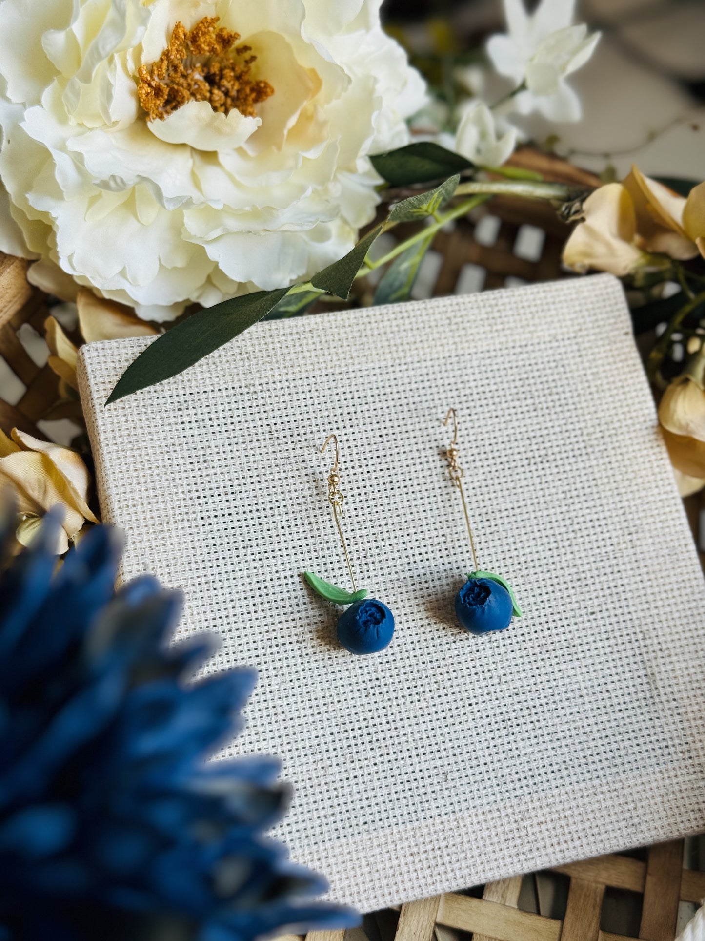 Maine Blueberry - Blueberry Earrings